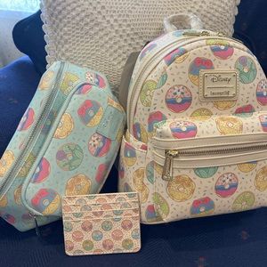 Loungefly Princess Donut backpack fanny&cardholder